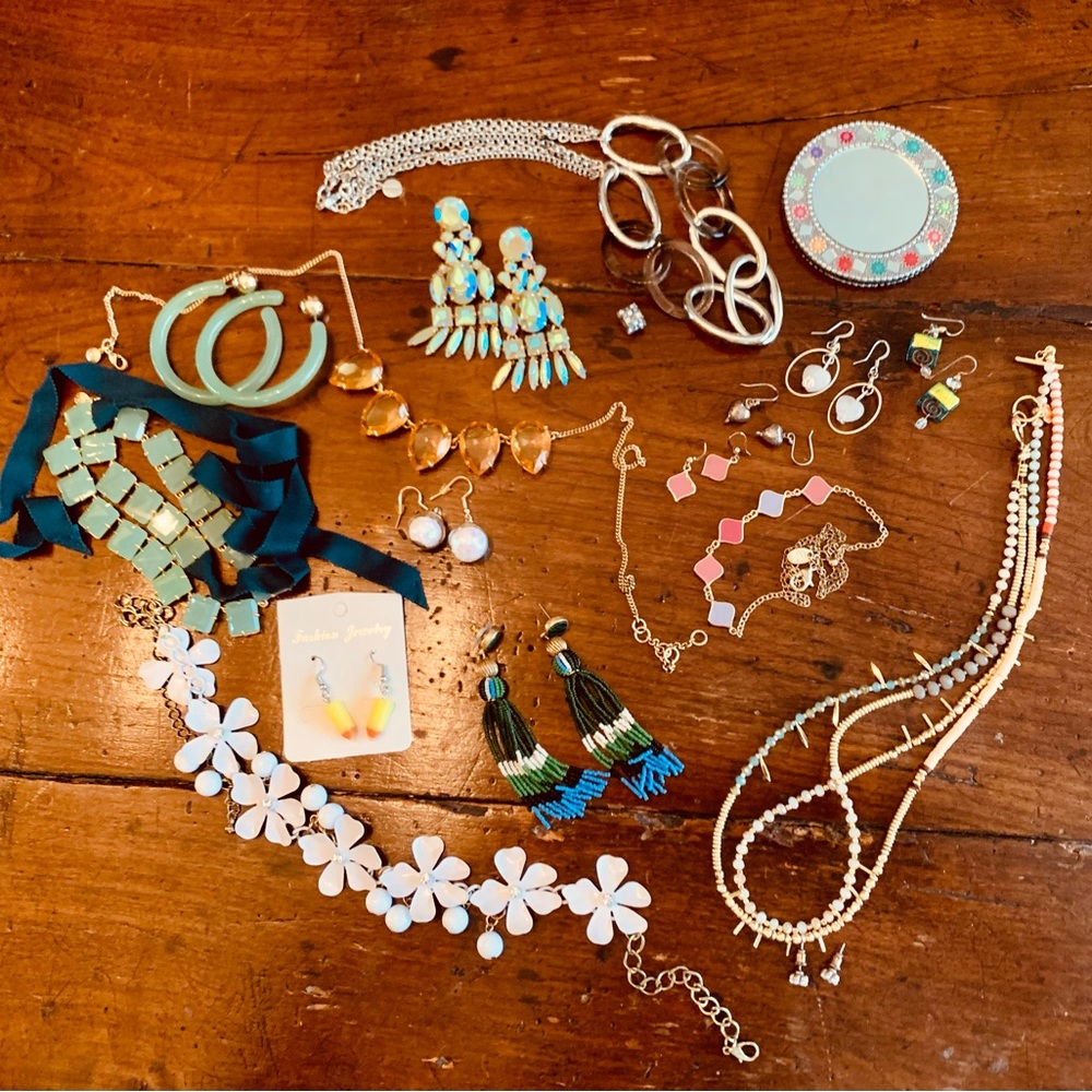 Jewelry from JCrew, Ann Taylor, Kate Spade, local craftsman and more!